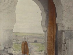 FRSFP_0821IM_A_47 - Porte de Mekn&egrave;s, [Maroc], 1921. verre autochrome, 9 x 12 cm