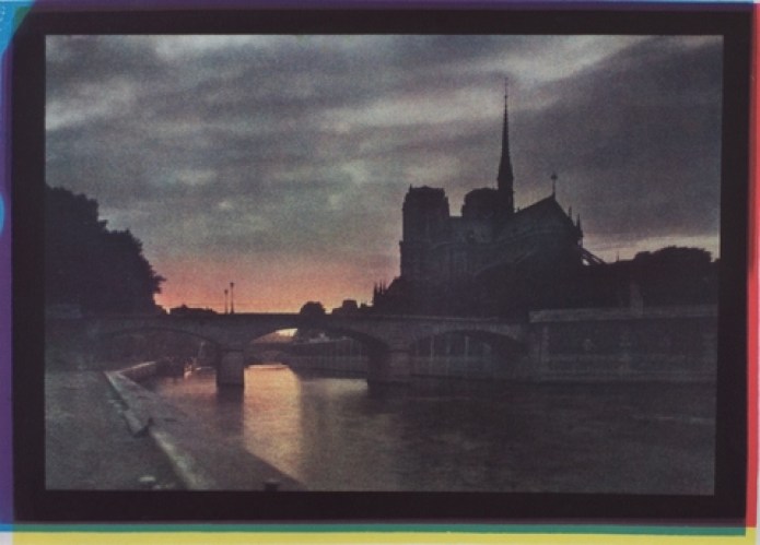 Coucher de soleil sur Notre-Dame, par Léon GIMPEL